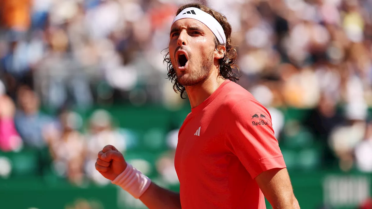 Tsitsipas en demi-finale à Monte-Carlo