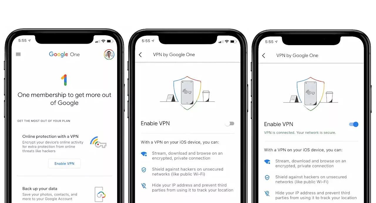 Google avvecklar sin VPN-tjänst i Google One