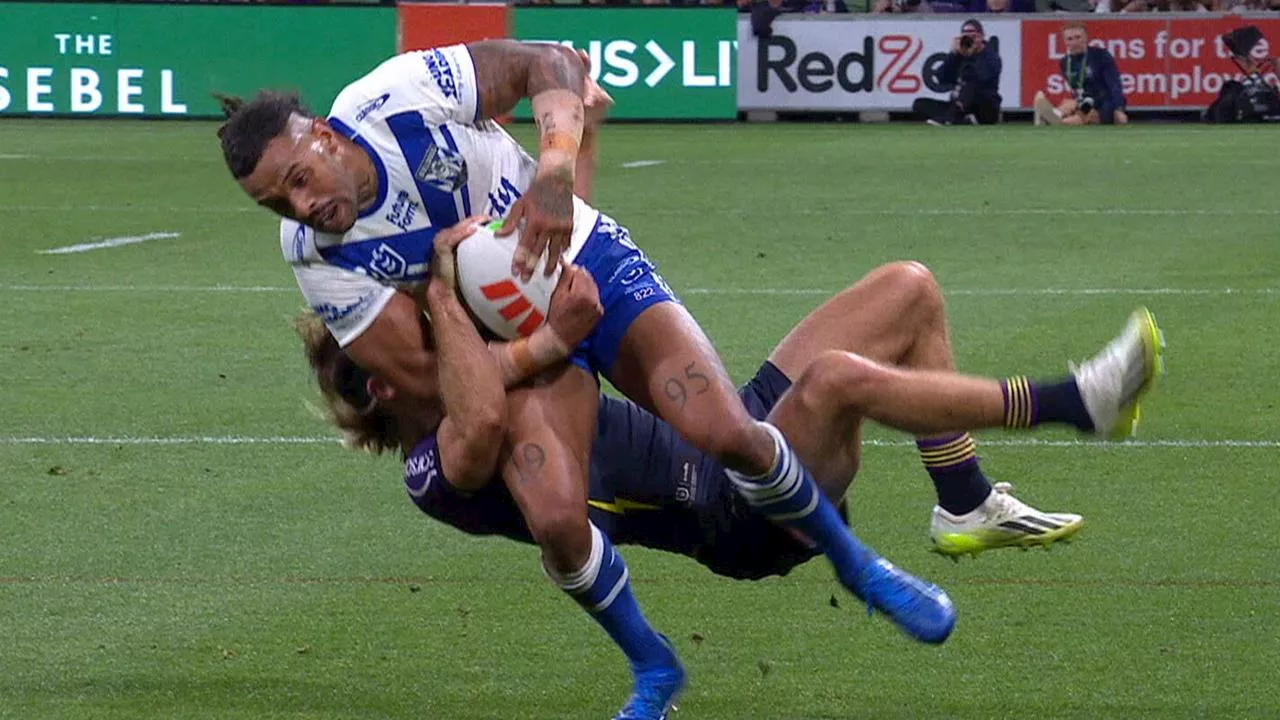 ‘Papenhuyzen got this very, very wrong’: Storm star facing ban over ugly hip-drop tackle