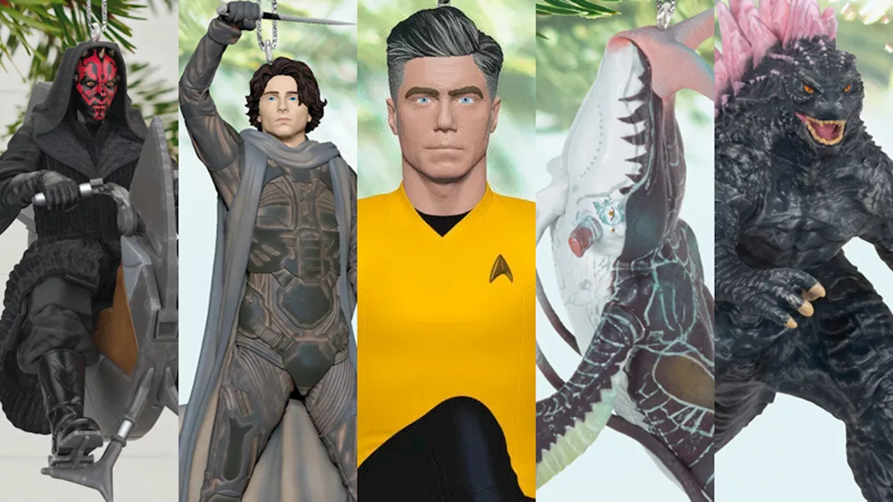 This Christmas, Stare Into the Wide, Wide Eyes of Hallmark's New Sci-Fi Ornaments