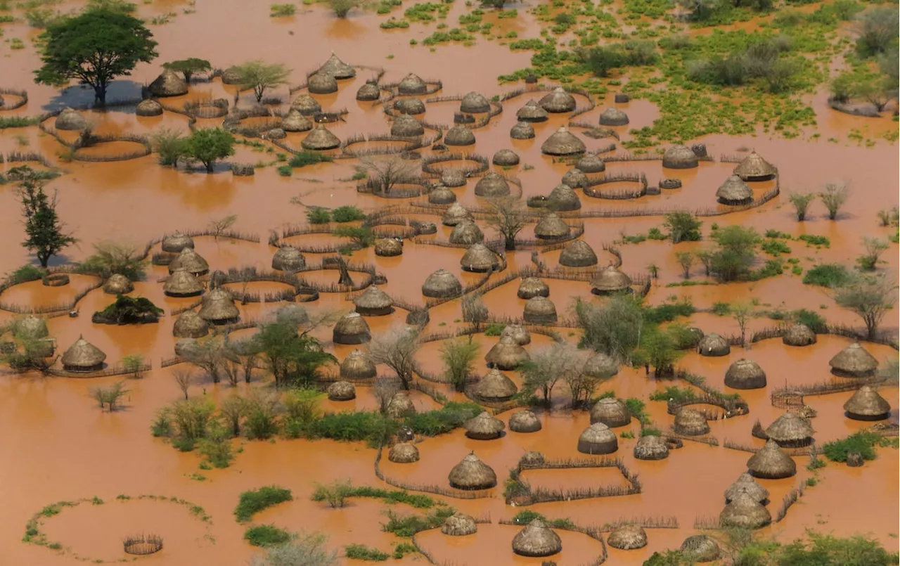 At least 13 people are killed and an estimated 15,000 displaced by flooding in Kenya