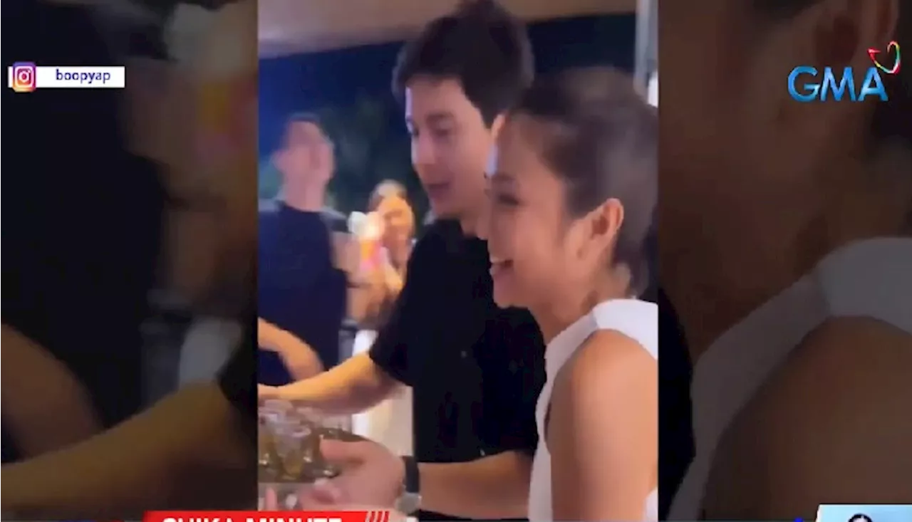 Alden Richards attends Kathryn Bernardo's housewarming party