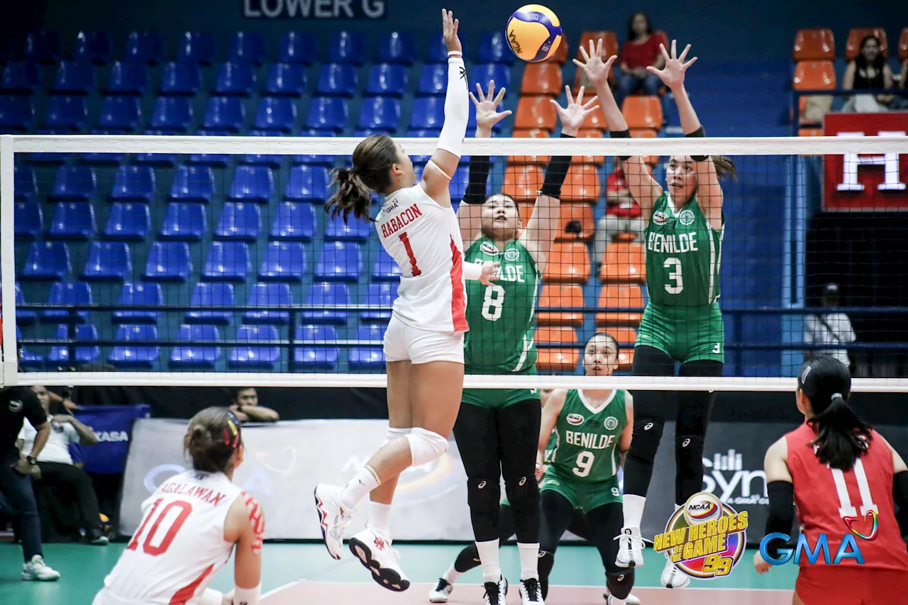 Benilde survives San Beda's third set resurgence to remain unbeaten