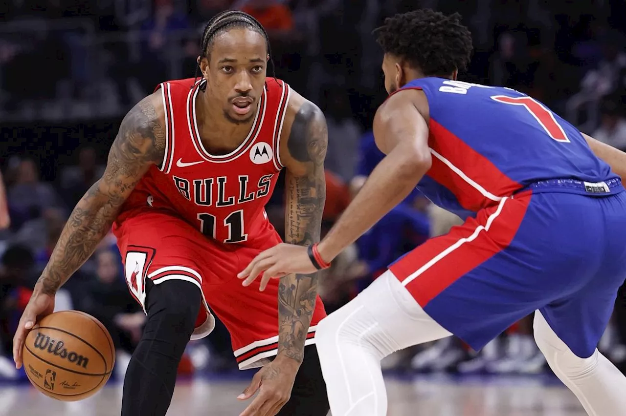 NBA: DeMar DeRozan, Bulls pound Pistons, seal No. 9 in East