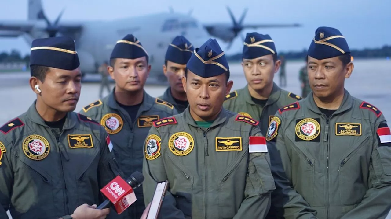 Plane GPS Suddenly Disappears, Tense Story of Indonesian Air Force Sending Aid to the Gaza Strip