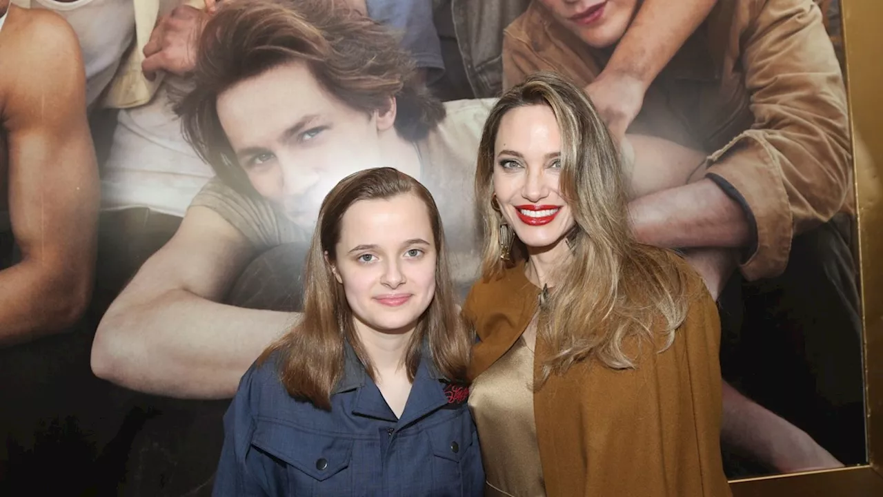 Angelina Jolie looks incredible as she treats mini-me daughter Vivienne to special evening on Broadway