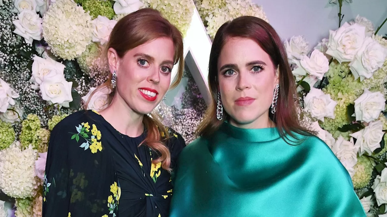 Princess Beatrice and Princess Eugenie look like twins on rare sister night out