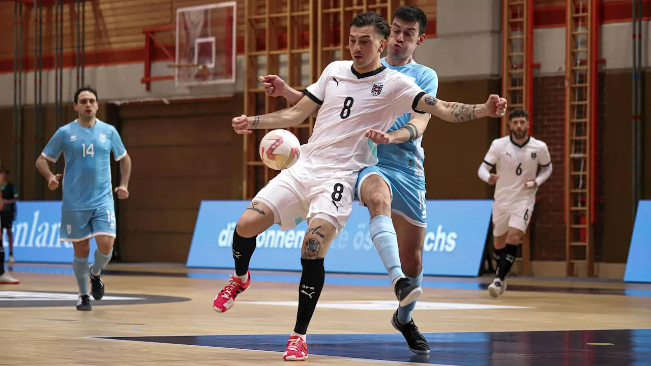 Österreichs Futsal-Nationalteam gewinnt gegen San Marino