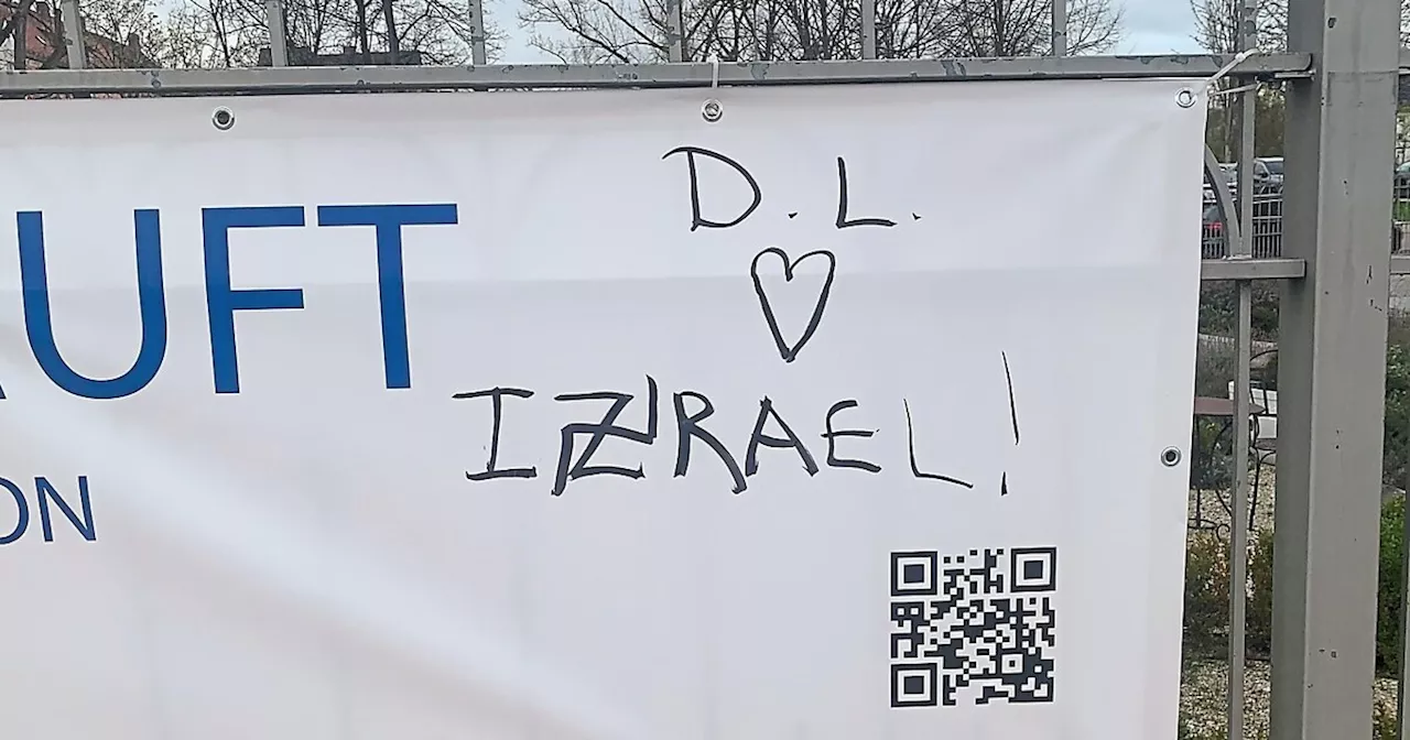 Unbekannte hinterlassen in Landshut antisemitische Botschaften