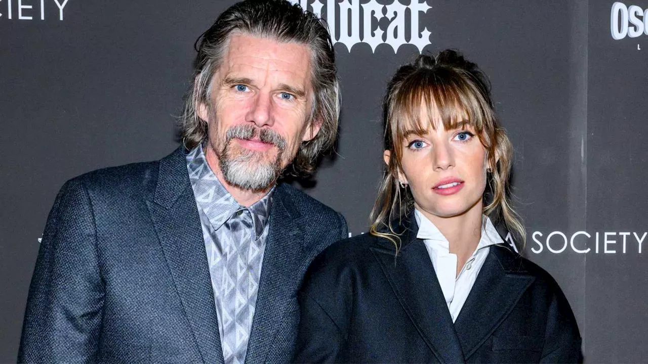 Ethan and Maya Hawke Made a Rare Father-Daughter Appearance on the Red Carpet