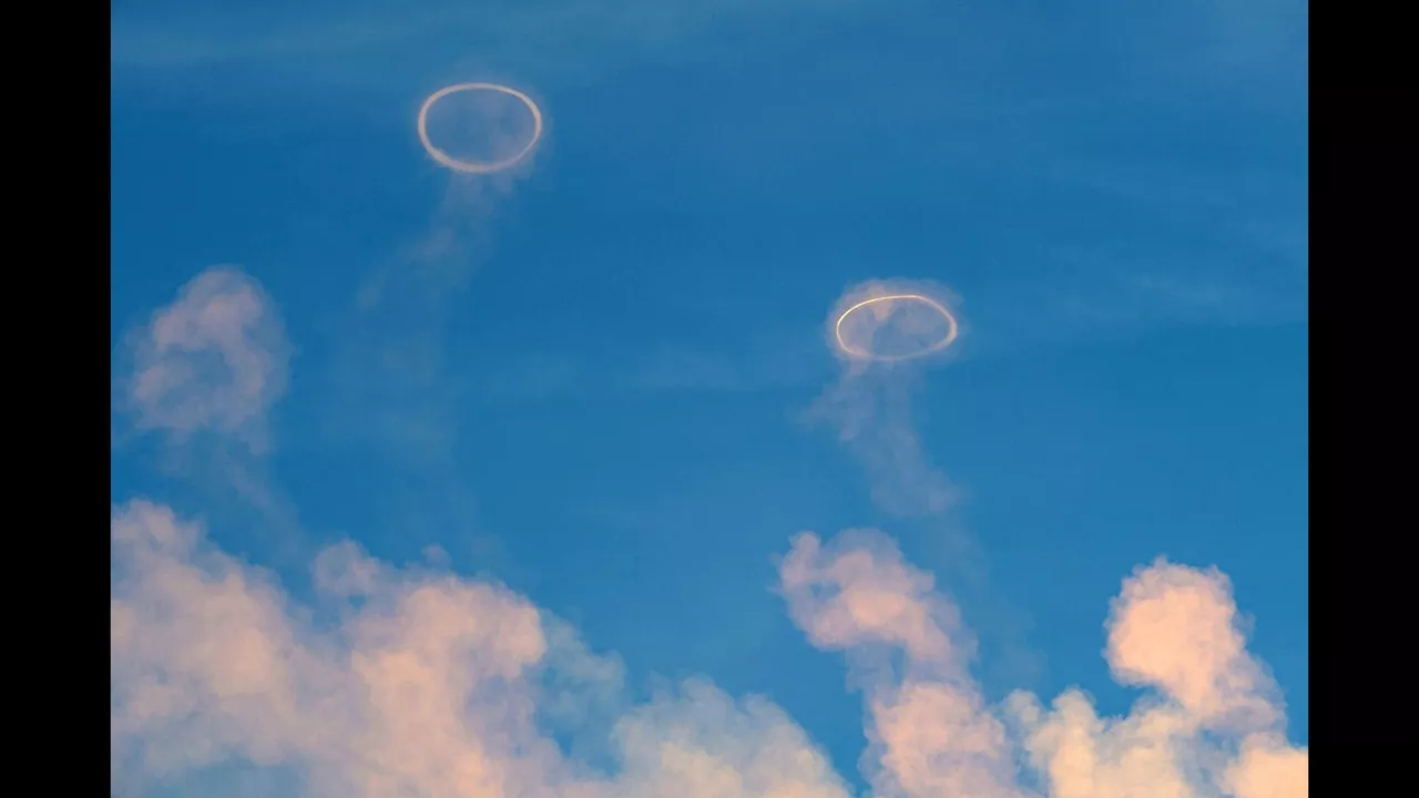 Mount Etna: Europe’s most powerful volcano puffs rare smoke rings