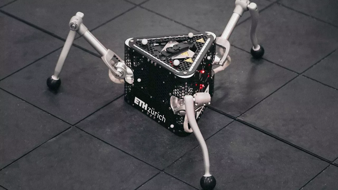 Spacehopper: Three-legged jumping robot to study asteroids in space