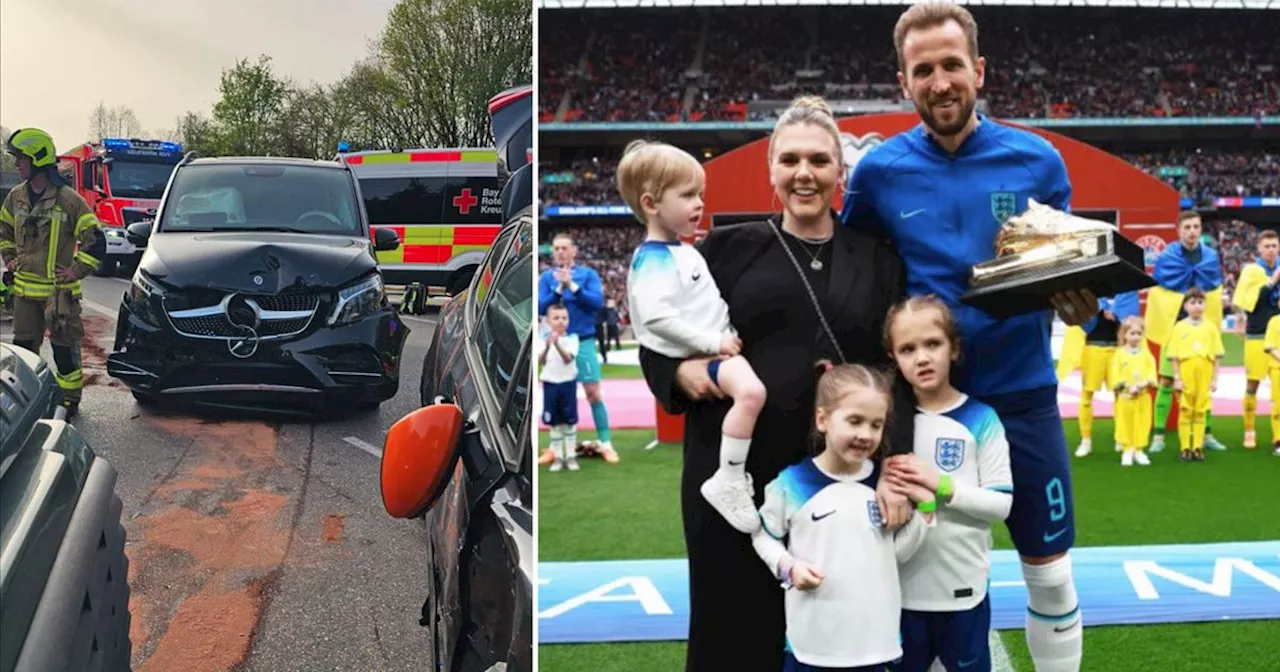 Harry Kane's three children 'very lucky' after miracle escape from car crash