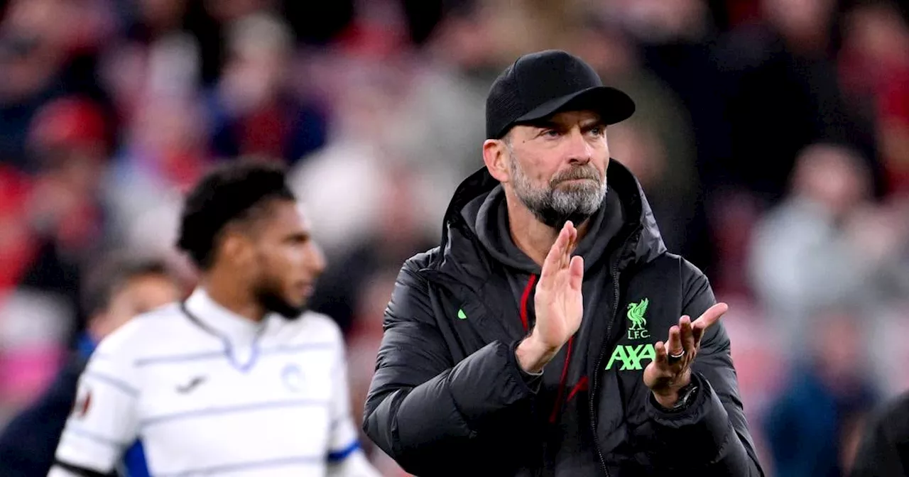 Jürgen Klopp rues Liverpool’s mental fatigue after shock defeat to Atalanta