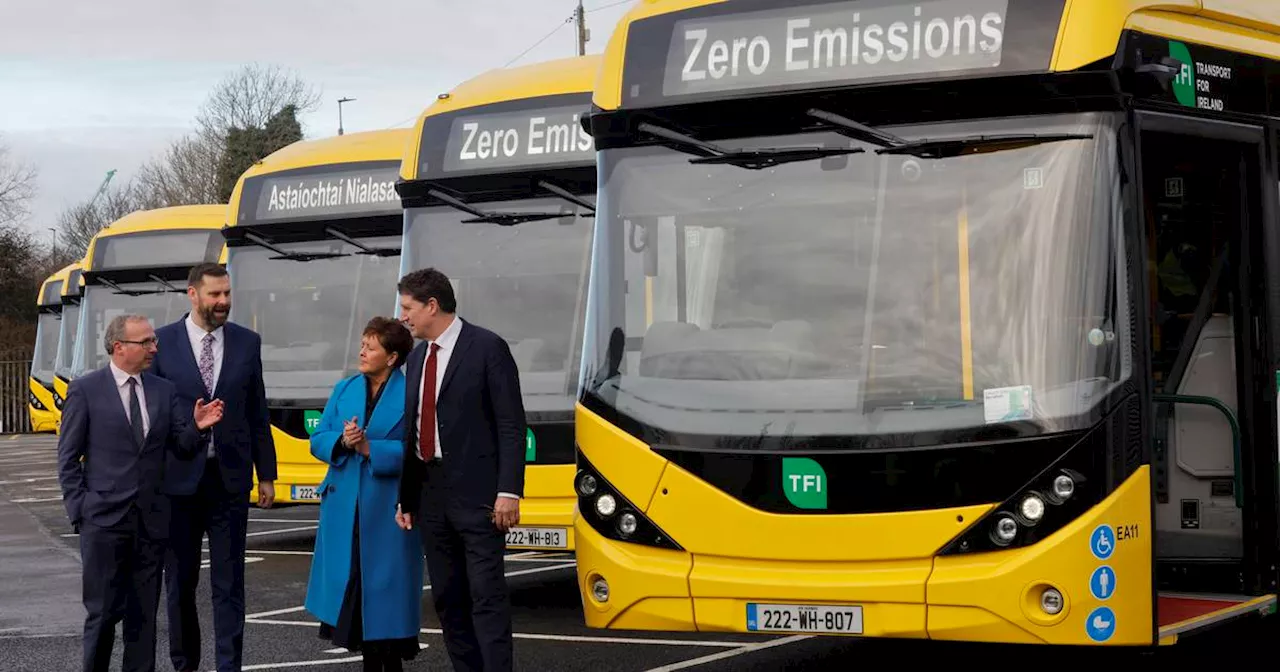 Limerick sees new fleet of cleaner, quieter electric buses