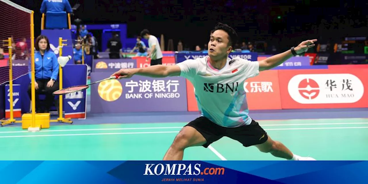 Anthony Ginting Tersingkir di Perempat Final Badminton Asia Championships 2024