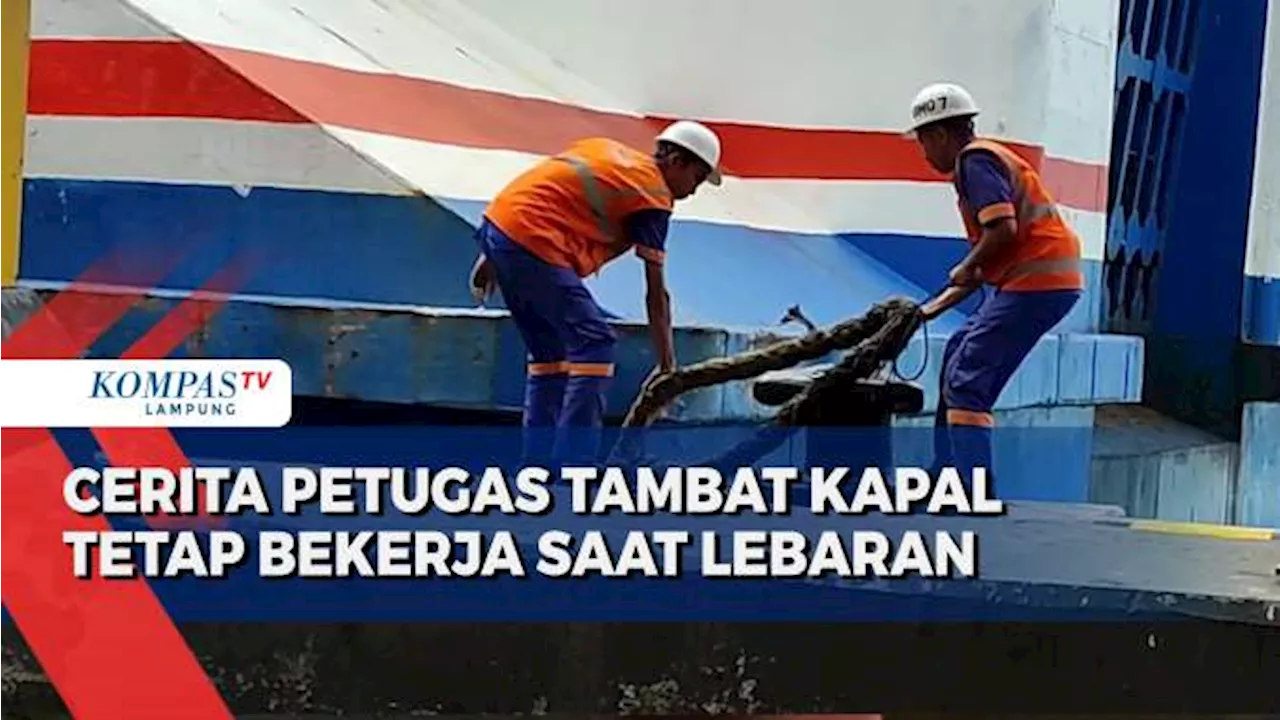 Pahlawan Pelabuhan Bakauheni: Petugas Tambat Kapal Berjuang Demi Kelancaran Penyeberangan