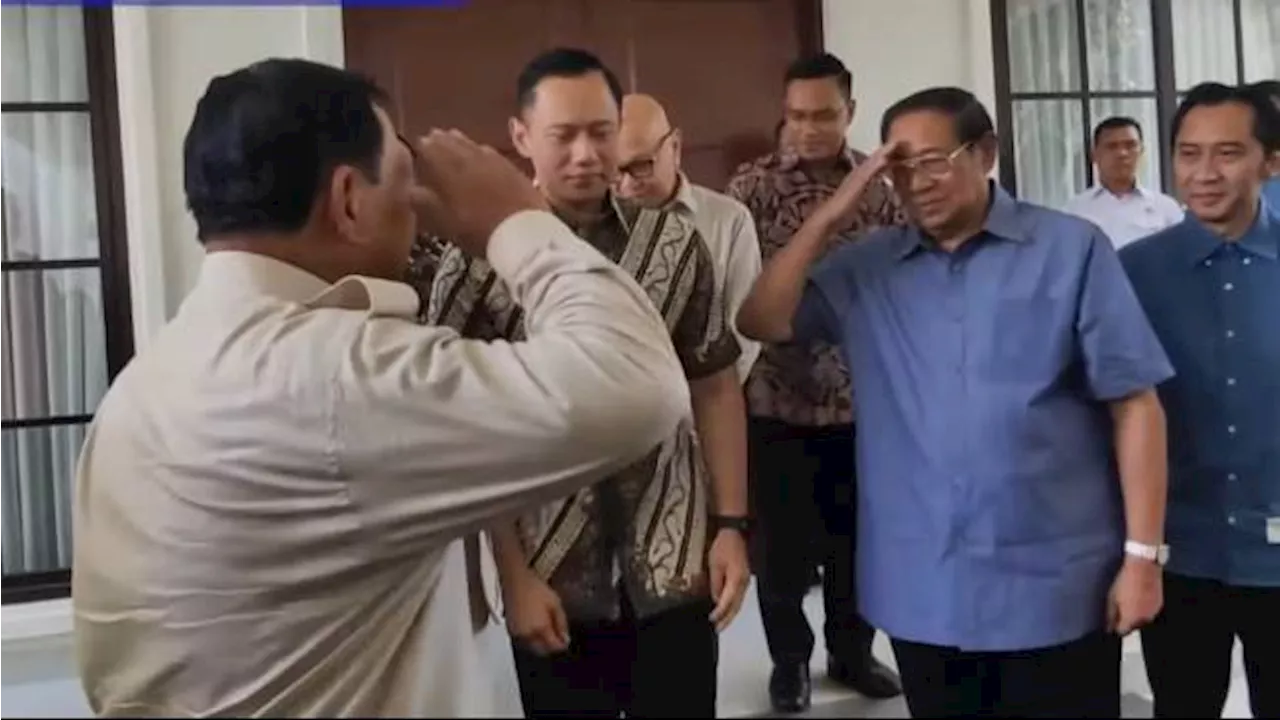 Prabowo Dikabarkan akan Bertemu SBY di Cikeas Malam Ini