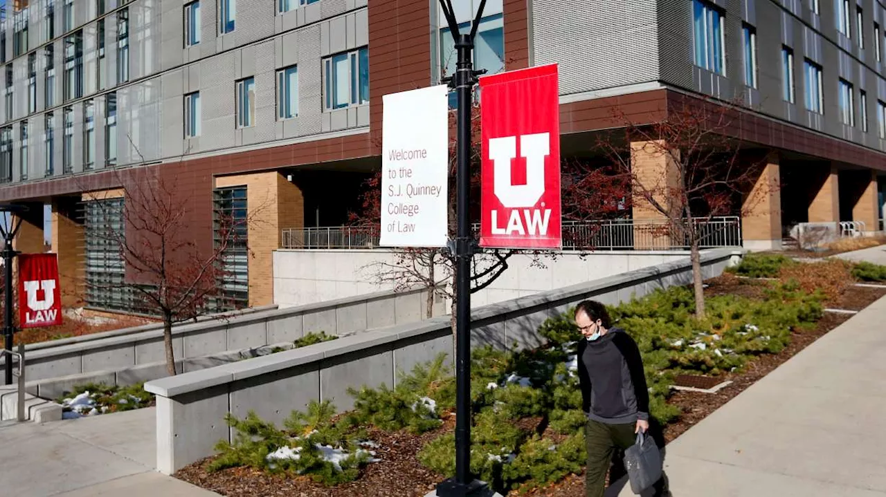 Which Utah law school ranks higher, BYU's or the University of Utah's?