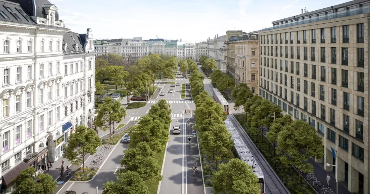 Wiener Universitätsstraße wird umgestaltet: Zwei Fahrstreifen fallen weg