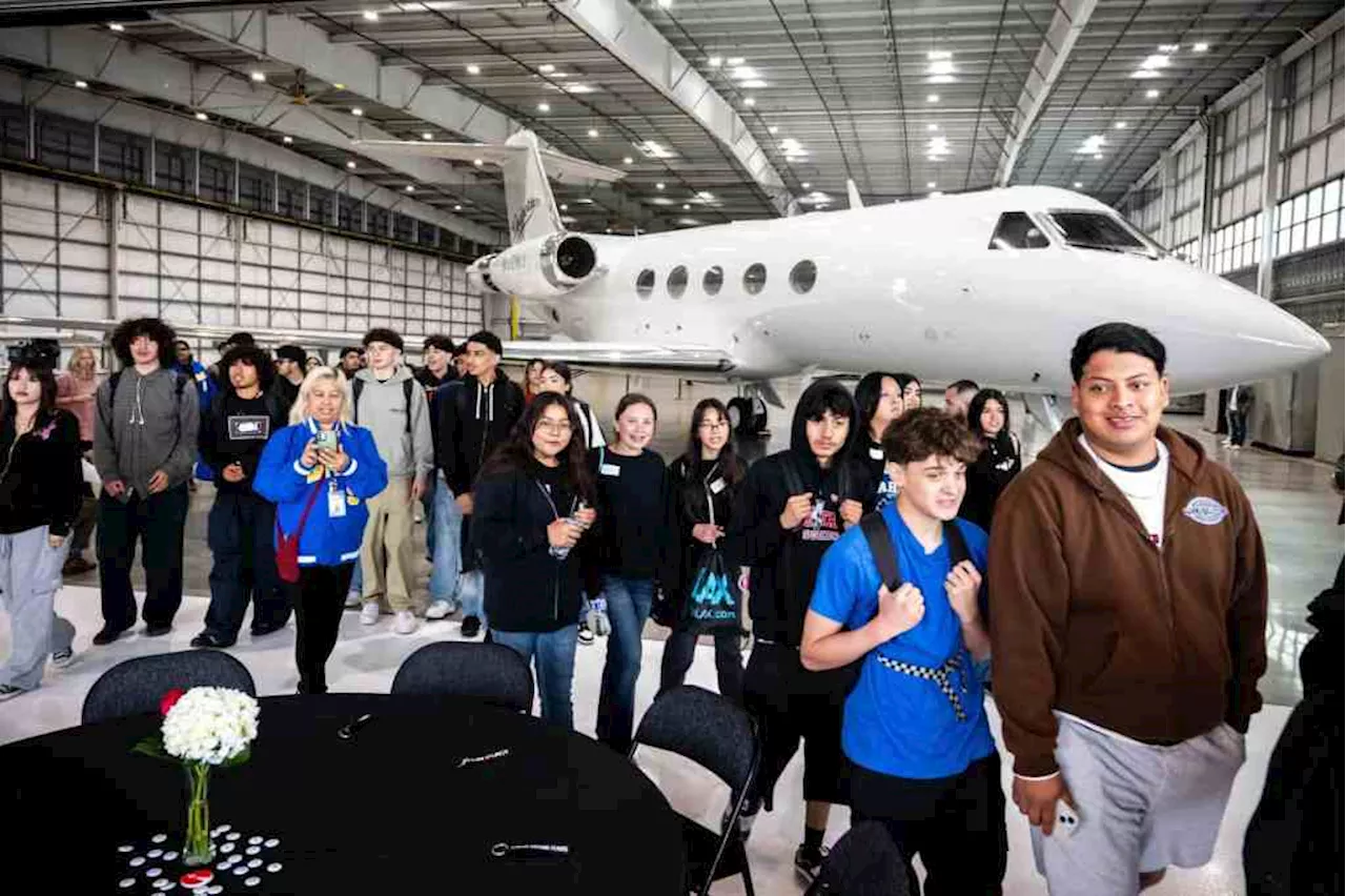 San Fernando Valley High School Students Explore Aviation Careers at Van Nuys Airport