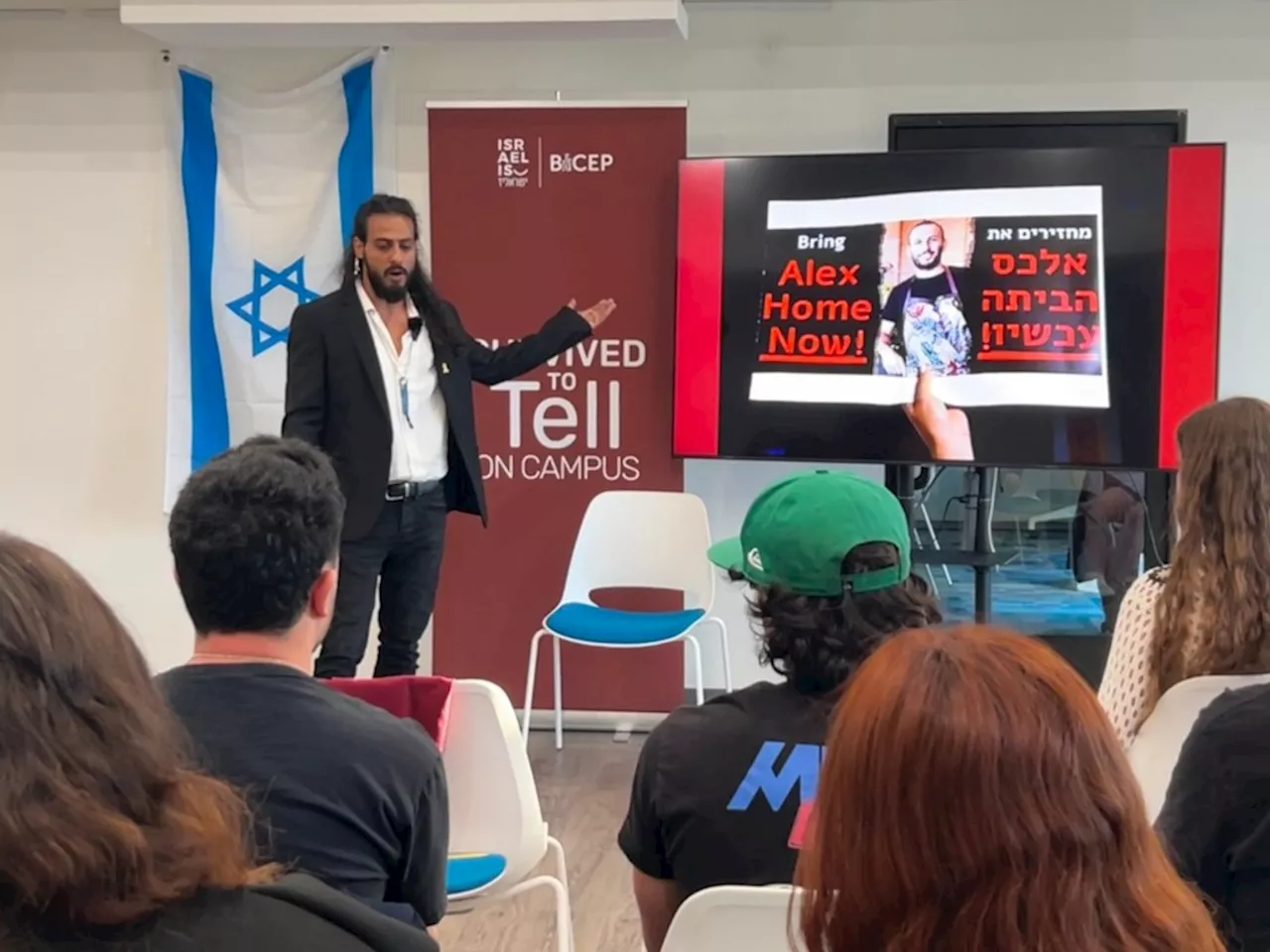 Three young survivors of the 2023 Hamas attack reach out to SoCal students