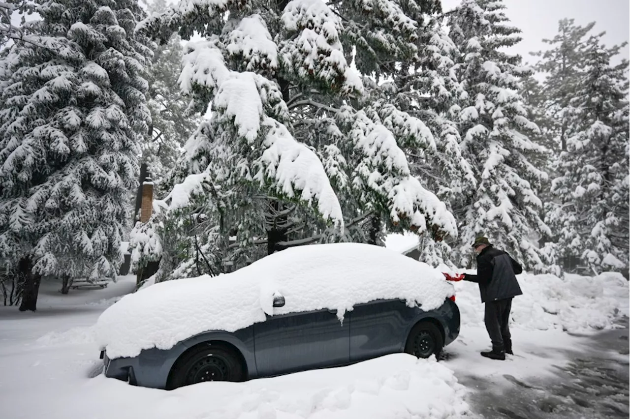 Winter storms pack mountains with snow, bring water to LA