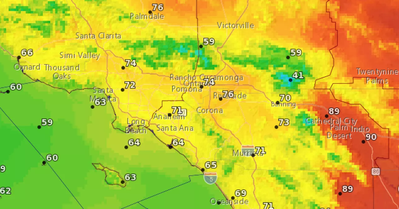 Your SoCal Weather Report For Friday, April 12: Warm Weather, Leading Into A Mildly Wet Weekend