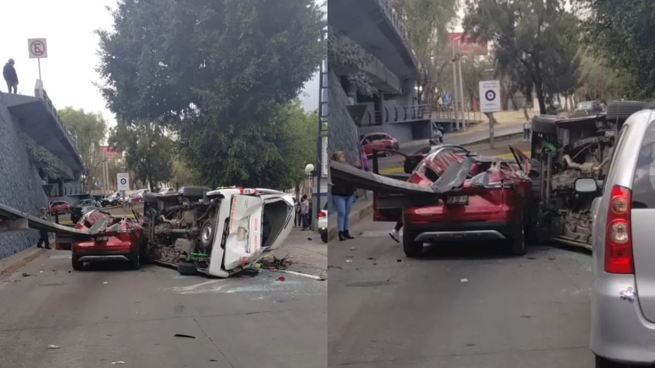 Accidente en Periférico Norte: Conductor no estaba ebrio; un tercer vehículo causó la caída