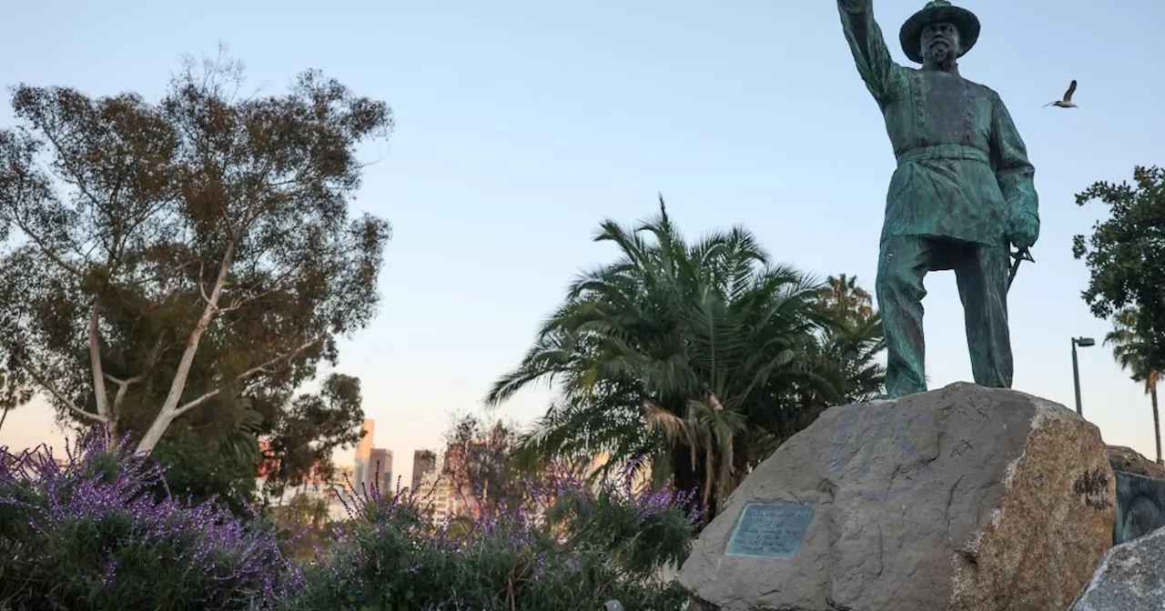 Copper thieves strike again, mutilating a 100-year-old monument in MacArthur Park