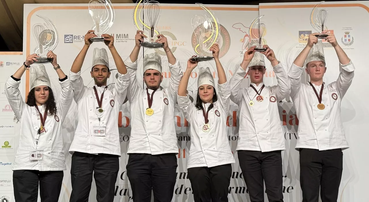 Scuola, la Sardegna trionfa al Campionato Nazionale di Pasticceria Istituti Alberghieri d’Italia