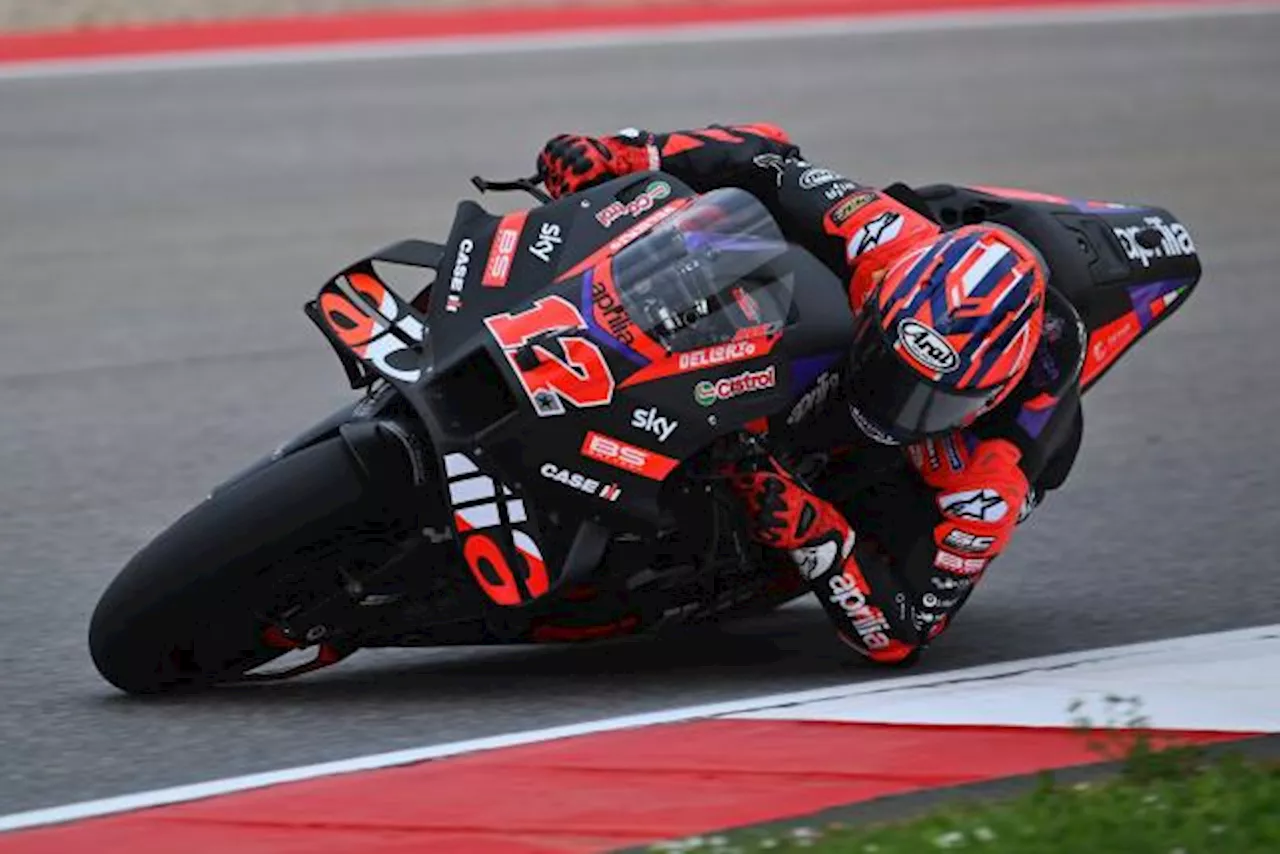 Maverick Vinales (Aprilia) meilleur temps des essais libres 1 du Grand Prix des Amériques