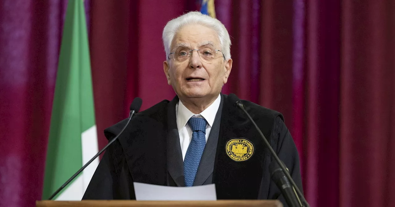 Mattarella agli studenti dell&#039;Università: &#034;Sbagliato boicottare gli atenei israeliani&#034;