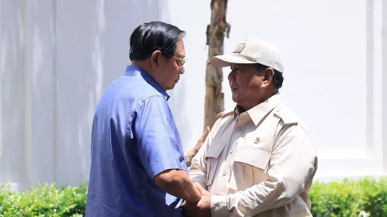 Kabar Prabowo Bertemu SBY di Cikeas, Demokrat: Wajar Kalau 2 Sahabat Bertemu