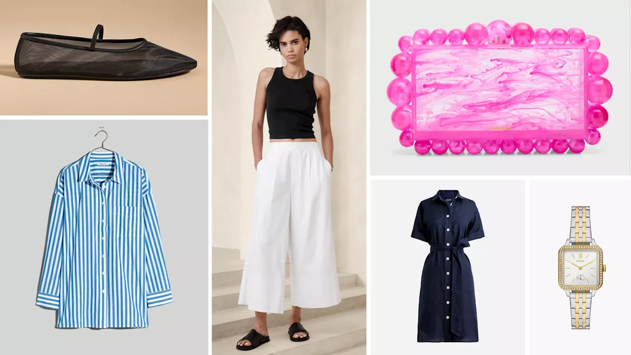 This Week's Best On-Sale Picks Include Linen Essentials and Pretty Mesh Flats