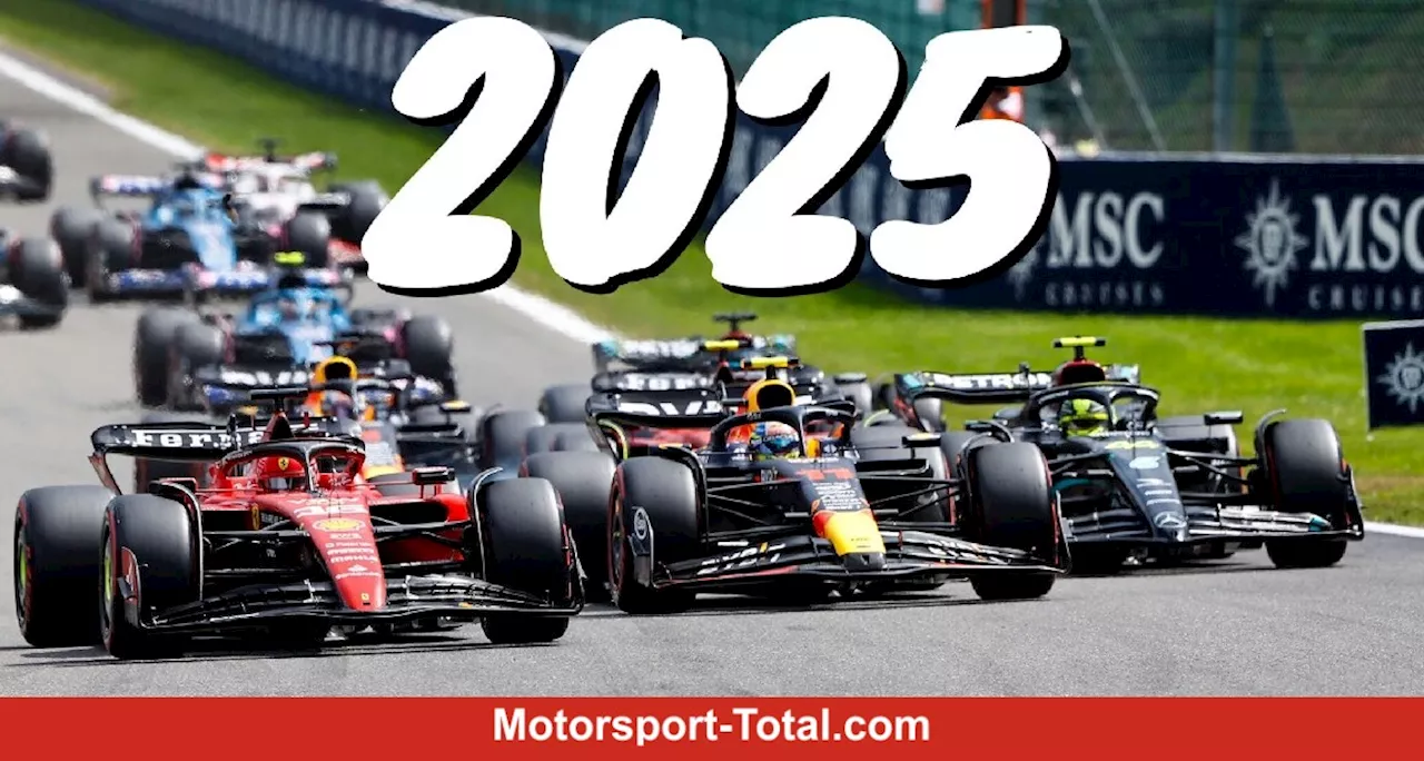 Formel-1-Kalender 2025: Die Übersicht mit allen Rennen und Terminen