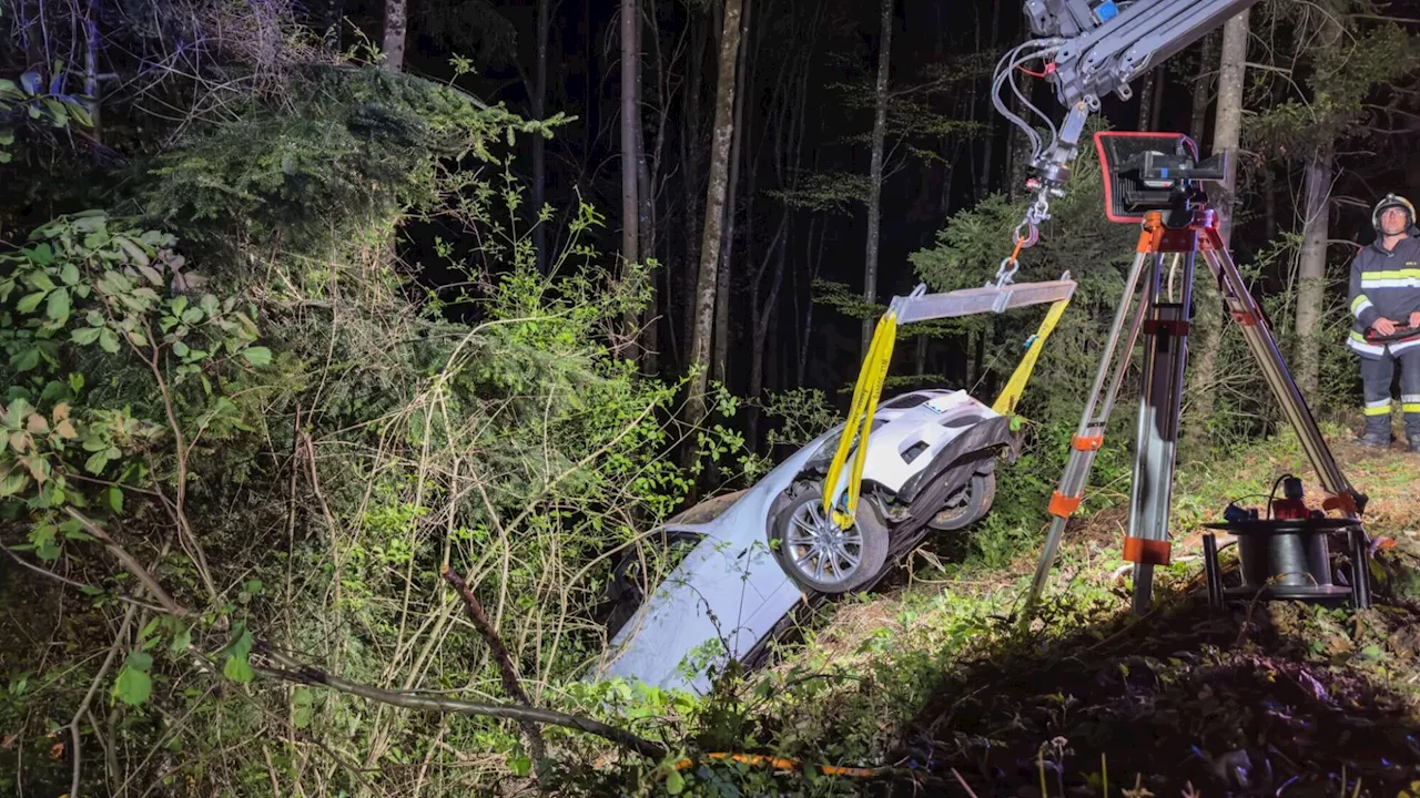 Glück im Unglück: Keine Verletzten bei Crash in Scheibbs