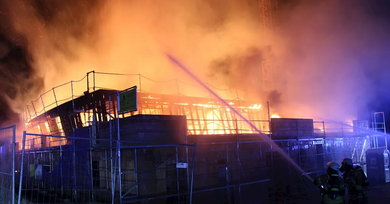 Mann legt Feuer auf Kita-Baustelle in Bad Salzuflen