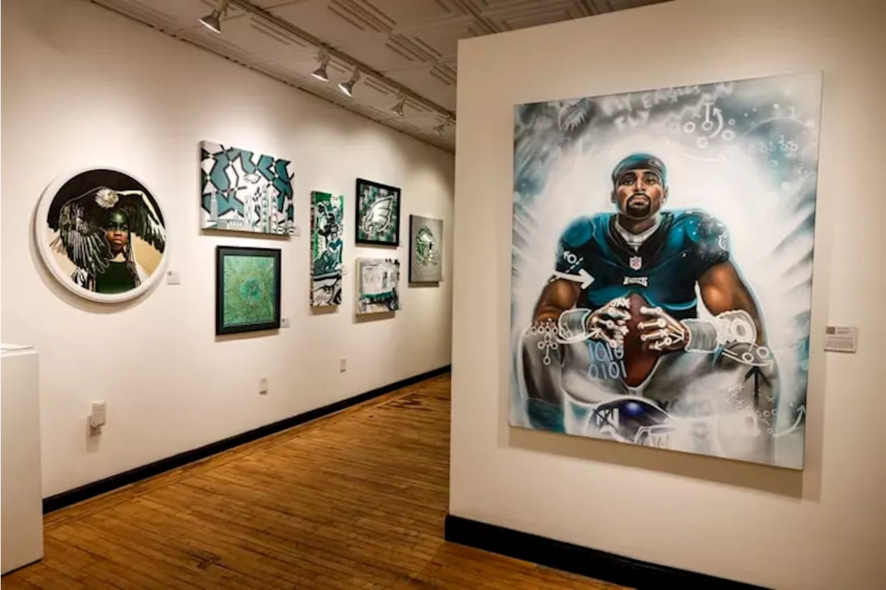 The Eagles Curate Charity Art Gallery Featuring Eagles-Themed Works