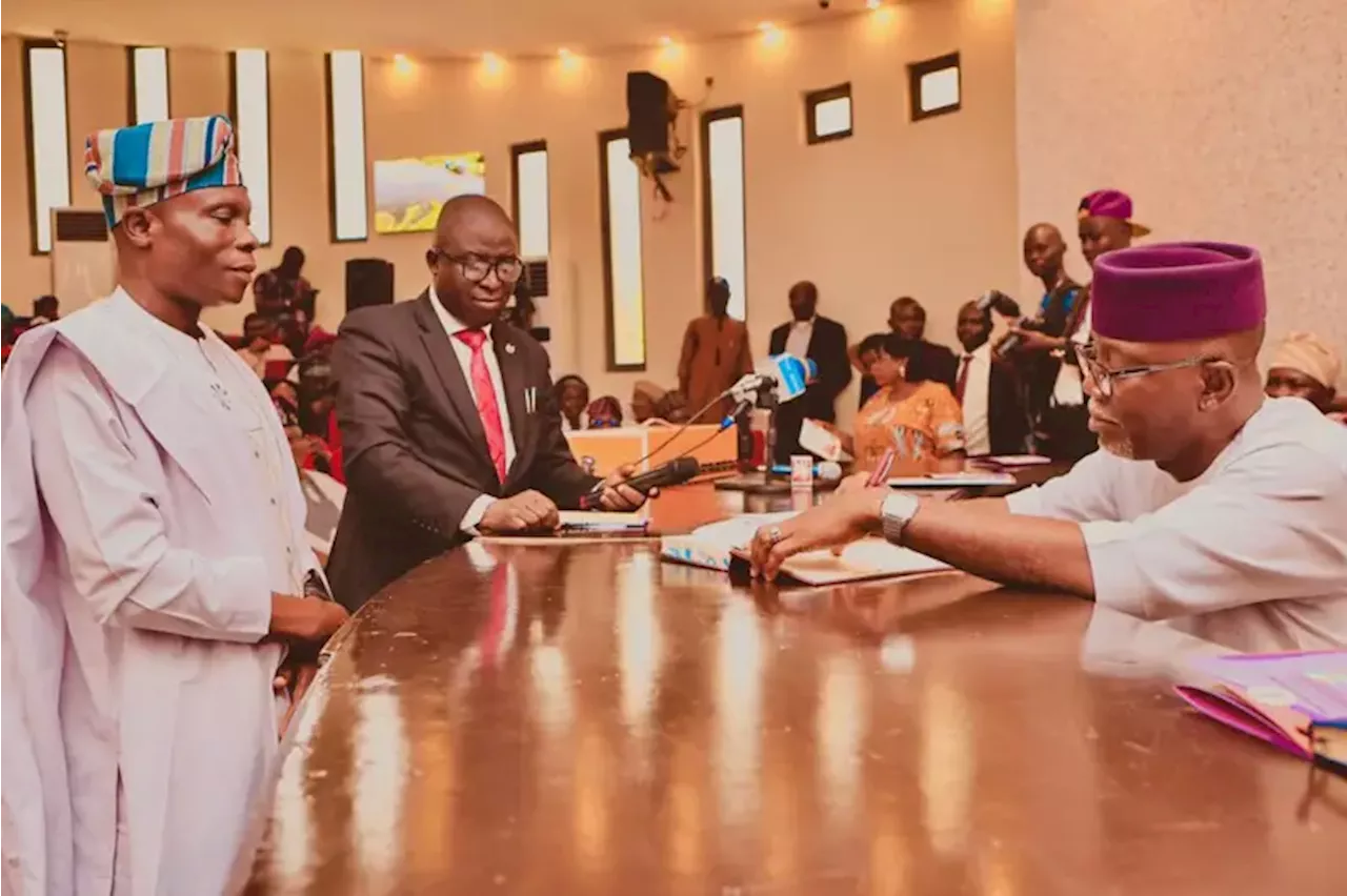 Governor Aiyedatiwa inaugurates 12 new commissioners