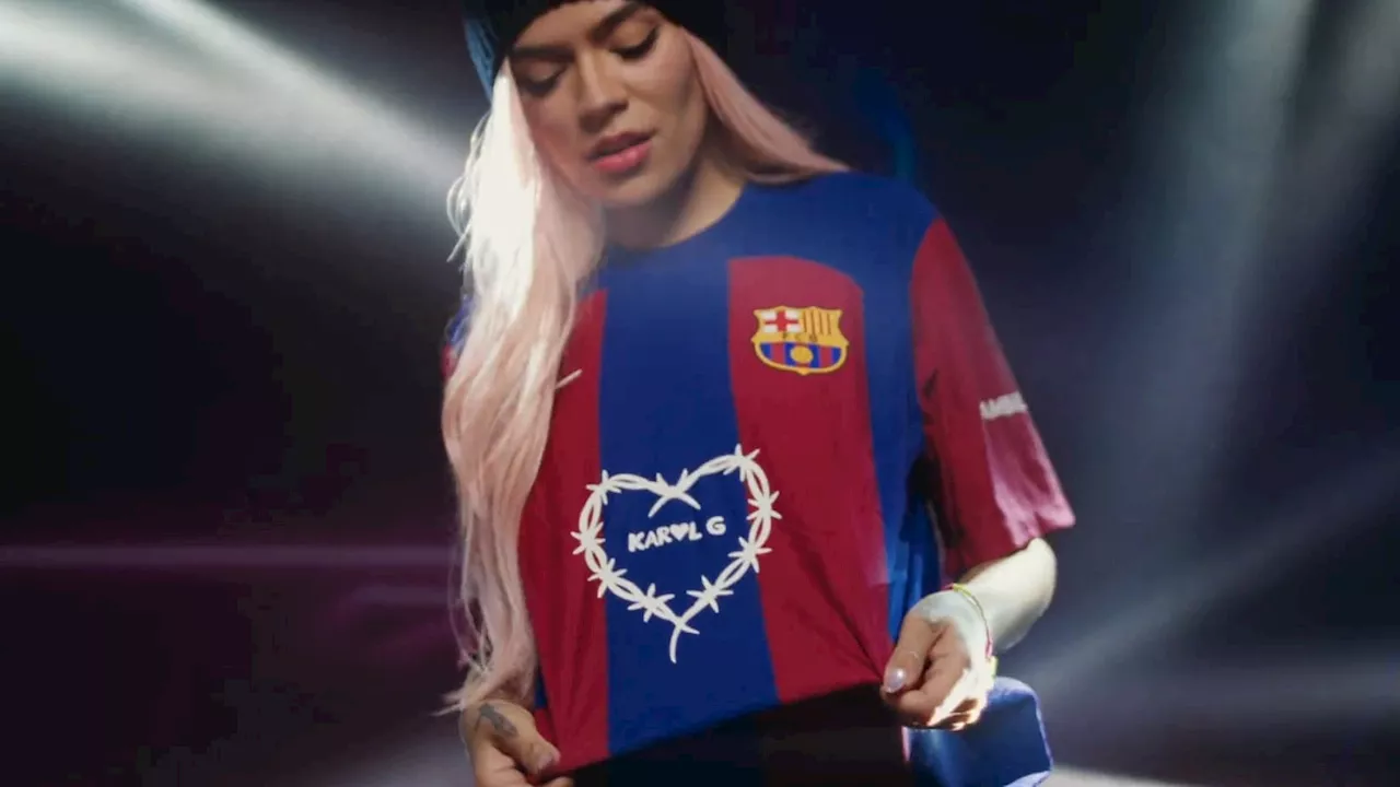 Le FC Barcelone portera le logo de Karol G lors du Clasico contre le Real Madrid