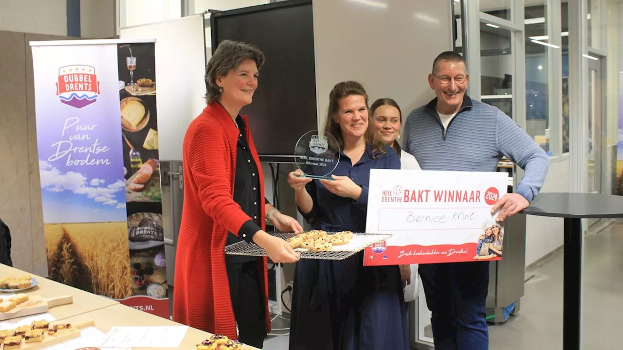 Bernice Kruit heeft beste koekje van Drenthe: krummelderij