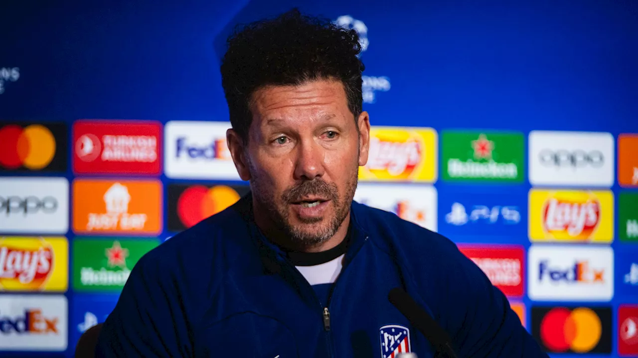 Simeone: 'Estar en Champions nos hizo ser quiénes somos, tenemos claros los objetivos del club'