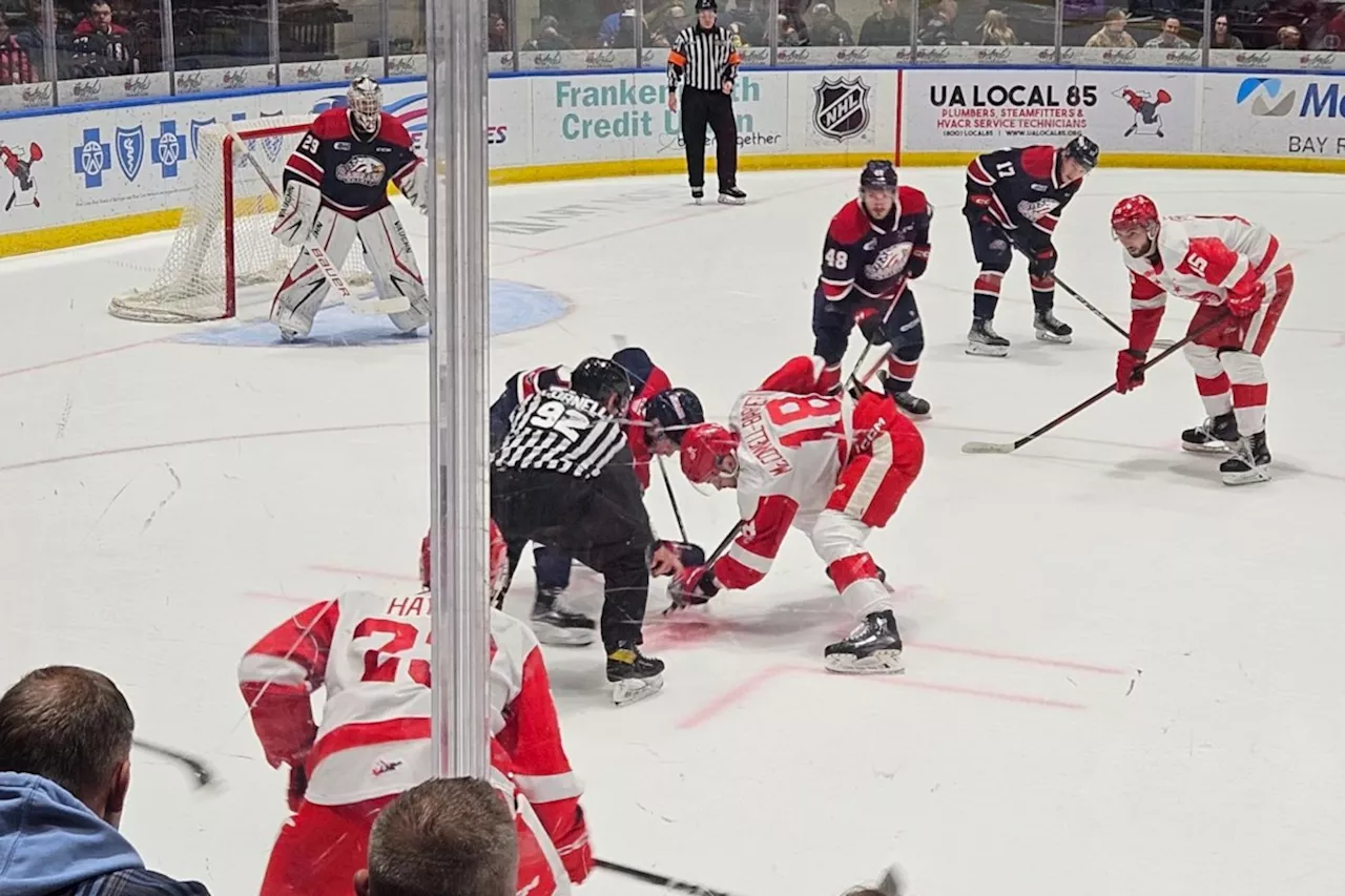 Saginaw Spirit Defeats Soo Greyhounds 4-0 in Opening Game of Western Conference Semifinal Series