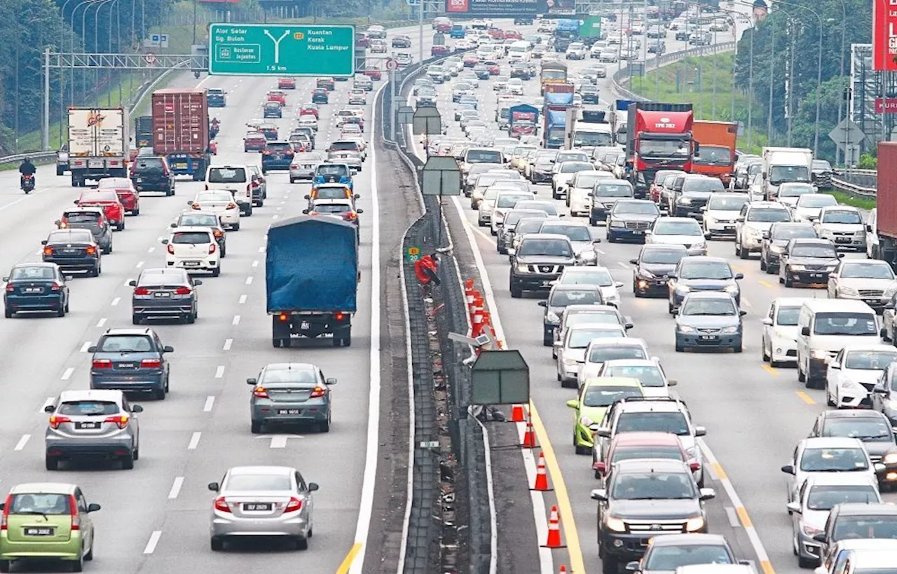 Congestion on Federal Highway due to LRT3 bridge installation