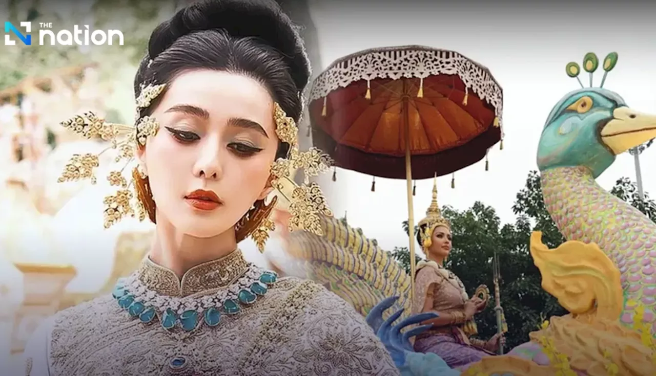 Fan Bingbing crashes Bangkok Songkran parade in a tuk-tuk