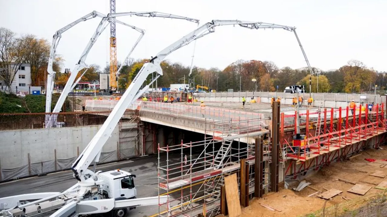 Verkehr: Beton für Lärmschutztunnel: A7 für zwölf Stunden gesperrt