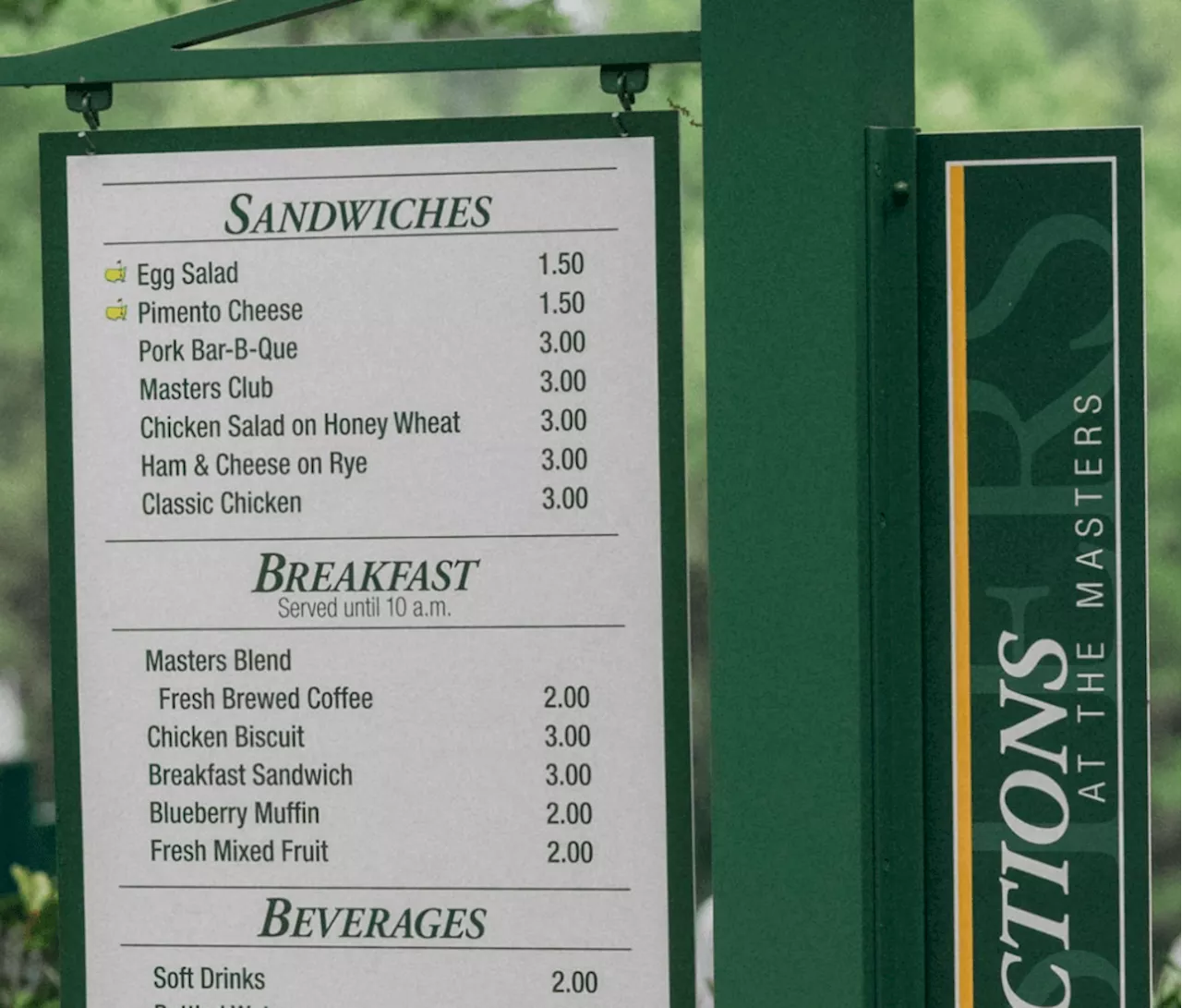 Fans stunned at how cheap Masters food is compared to hefty price for pint of Guinness at Grand National...