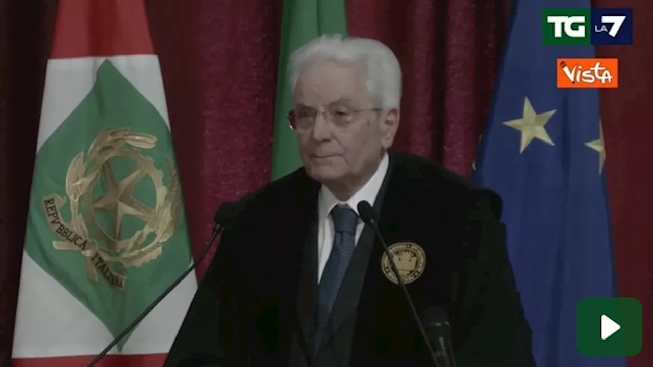 Mattarella: 'Recidere la collaborazione tra le università del mondo non aiuta la pace'