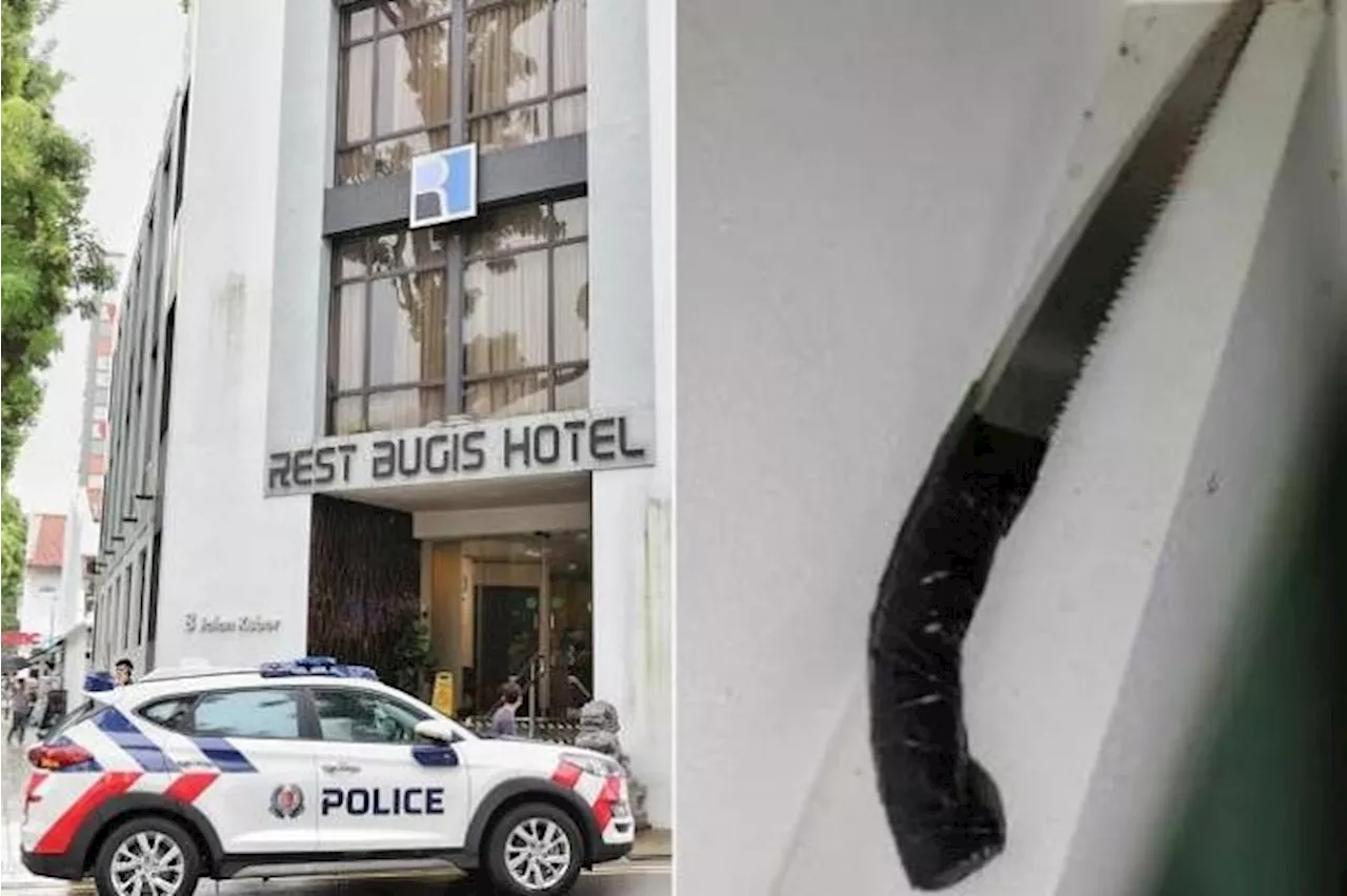 Man jailed for knife attack at Rest Bugis Hotel